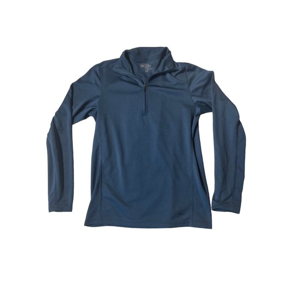Men's REI 1/4 zip navy pull over. Polartec. Sz Small. Base layer. Thin.outdoors - Picture 1 of 3